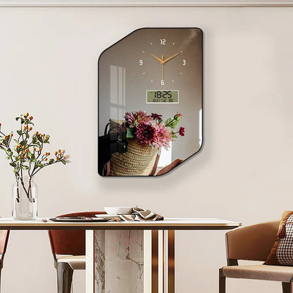 Purilite Select Large Size Aluminum Alloy Framed Artwork Wall Clock