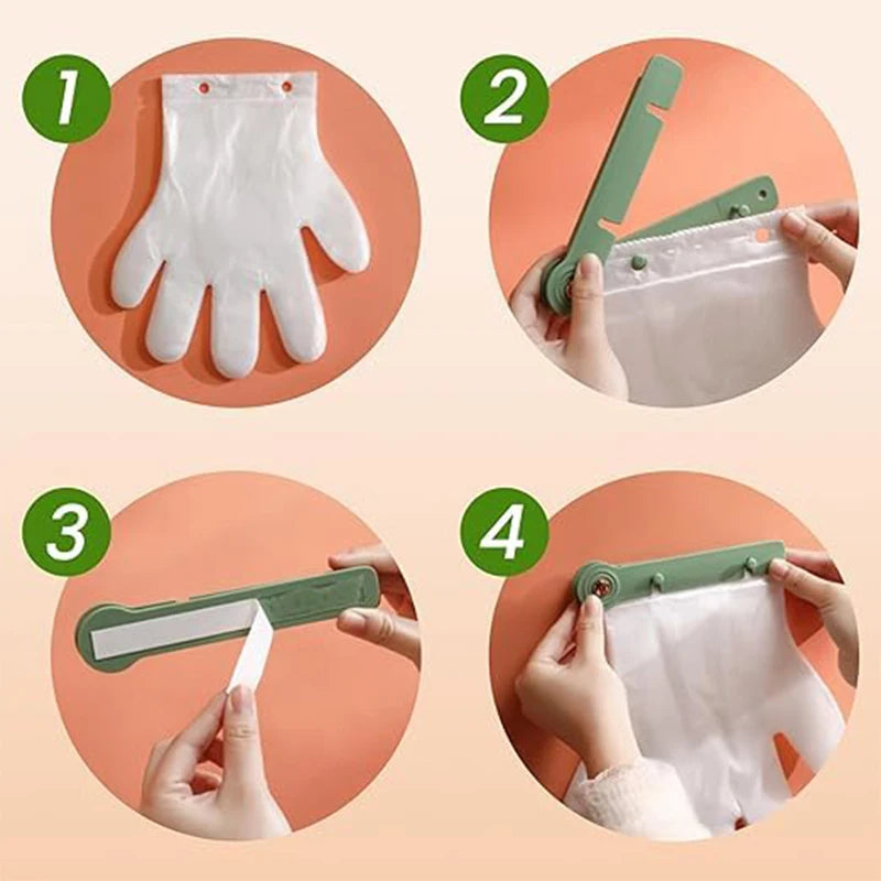 Purilite Select | Wall Mounted Disposable Glove Holder | Kitchen Glove Storage Box | Disposable Glove Dispenser