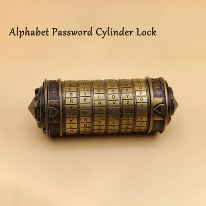 Purilite Select Metal Cryptex Password Lock Puzzle Gift Box with Secret Message Storage