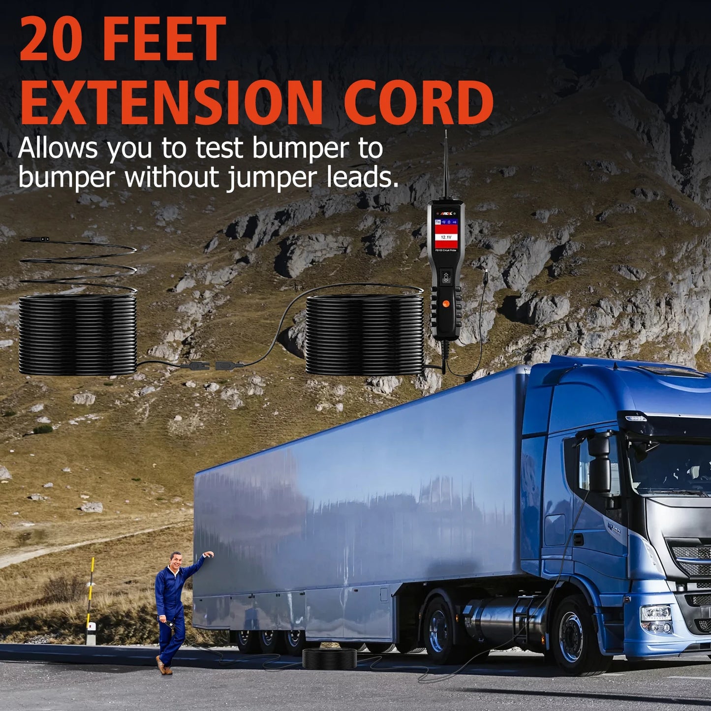 Purilite Select PB100 Automotive Power Circuit Probe Tester – 12V/24V Car Electrical Diagnostic Tool Master Kit AC/DC Digital