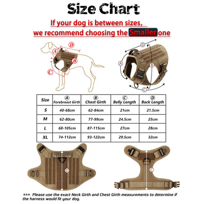 Purilite Select Military Large Dog Harness