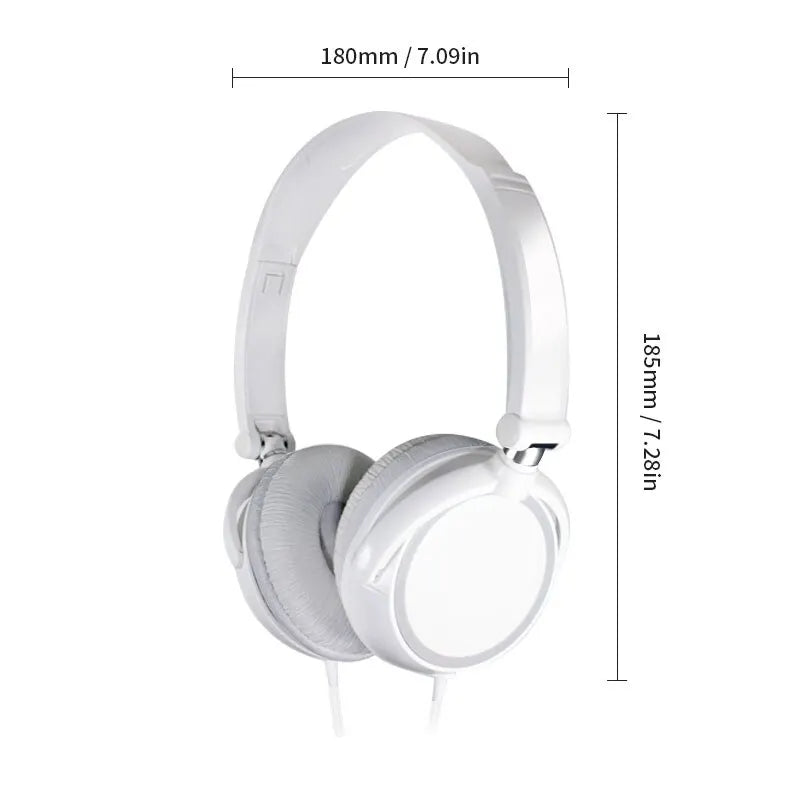 Purilite Select Wired 3.5mm Bass Stereo Foldable Headphones with Microphone