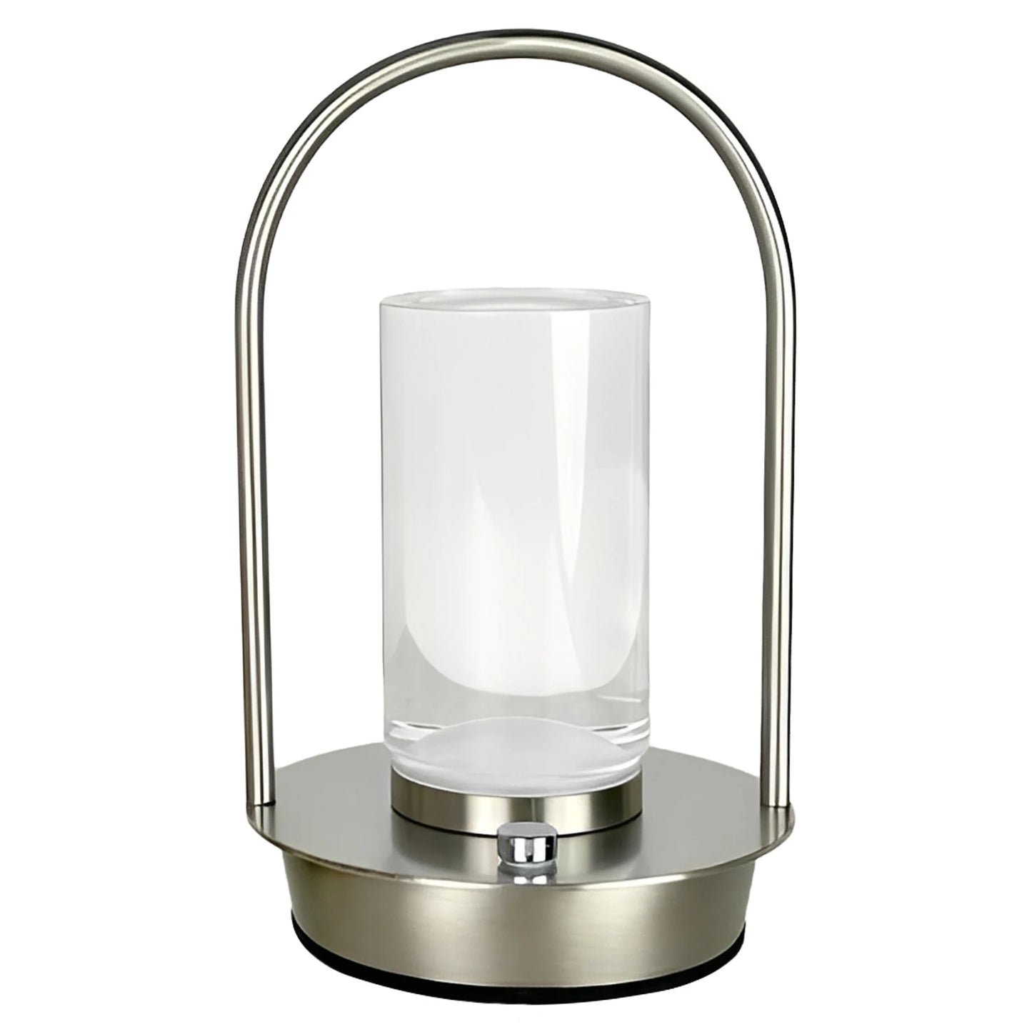 Purilite Select Retro Metal Touch Table Lamp | 3 Color Dimming Ambient Night Light | Rechargeable LED Desk & Bedside Lamp