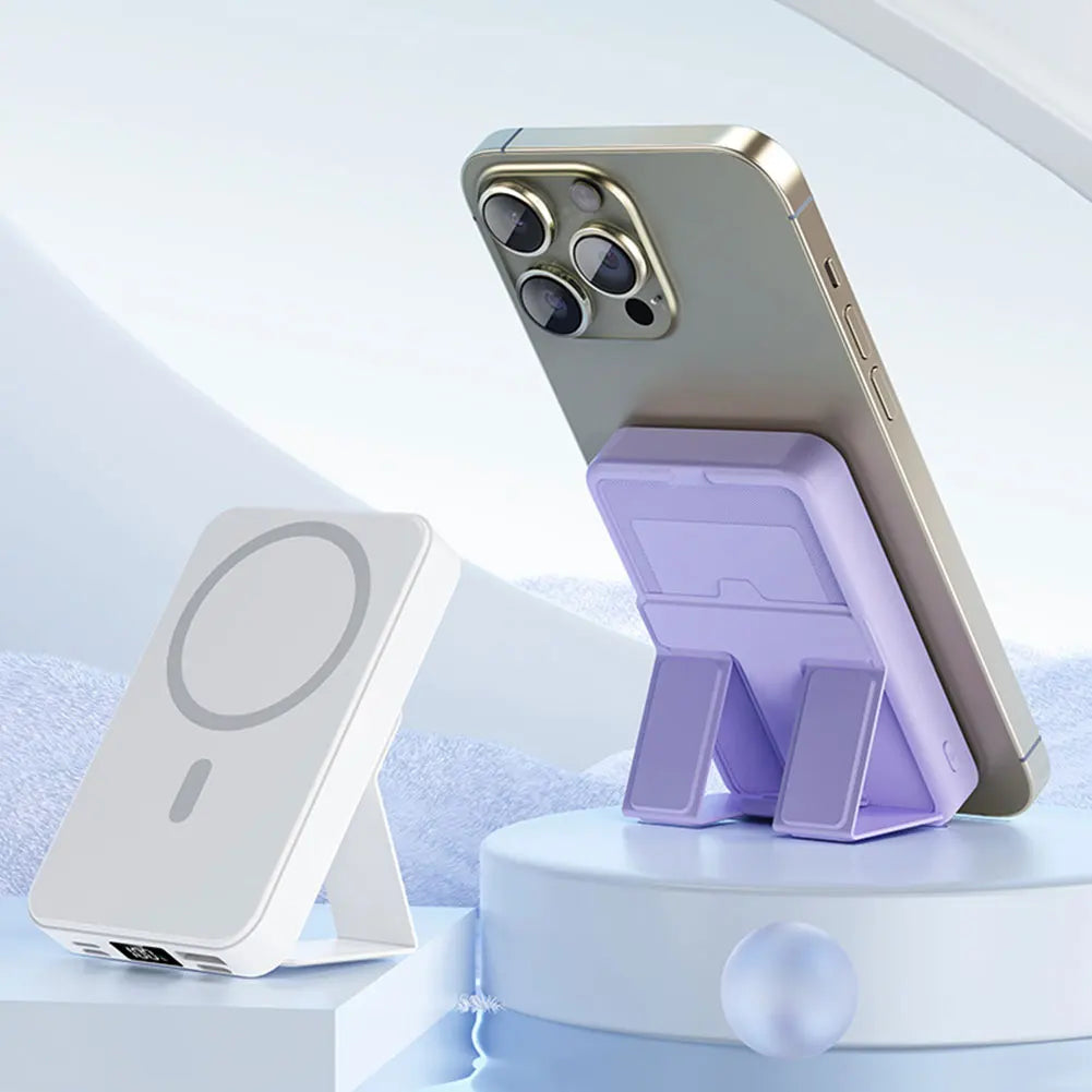Purilite Select 10000mAh Magnetic Power Bank with Folding Stand