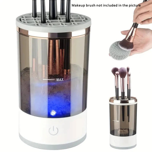 Purilite Select USB Electric Makeup Brush Cleaner | Portable Quick Cleaning Machine | Rubber Brush Washing Device