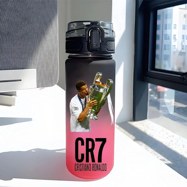 Purilite Select CR7 Football Star Straw Water Bottle