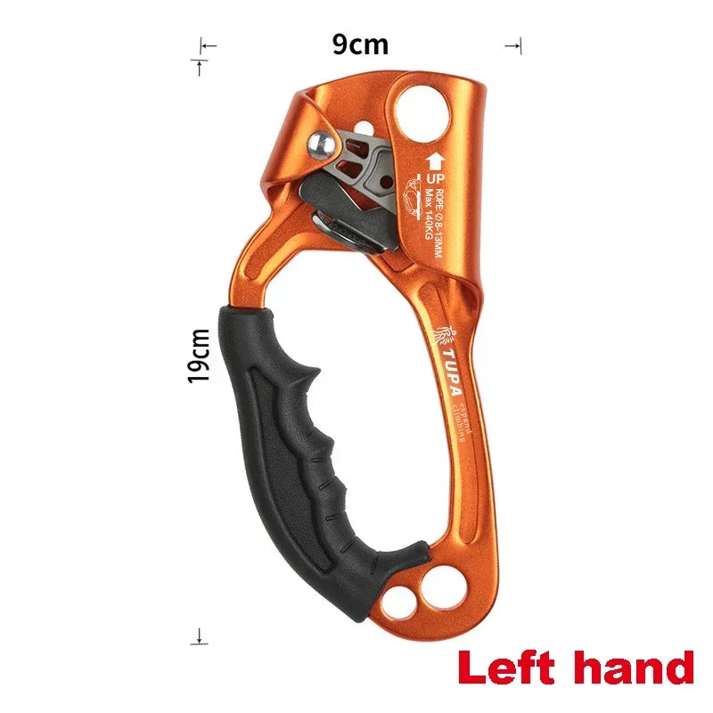 Purilite Select Professional SRT Hand Ascender | Left & Right Hand Rope Climbing Device | Outdoor Mountaineering Tool