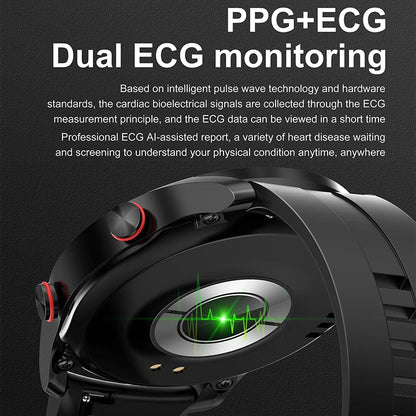 ECG+PPG Bluetooth Call Smart Watch for Men