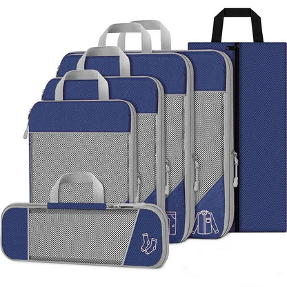 Purilite Select 6‑PCS Waterproof Compression Packing Cubes Set