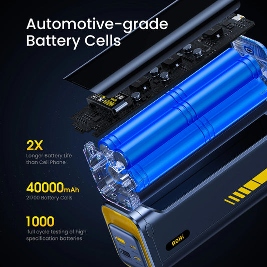 Purilite Select 40,000mAh 140W PD3.1 Laptop Power Bank