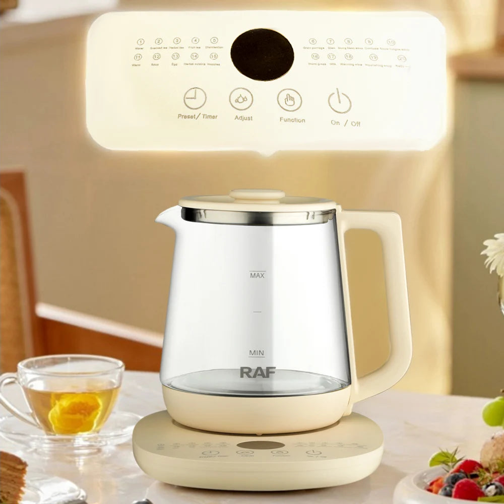 Purilite Select 1.5L Electric Glass Health-Preserving Pot