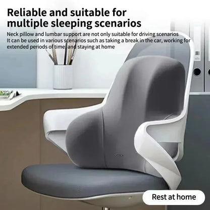 Purilite Select Memory Foam Lumbar Back Cushion | Ergonomic Support Pillow for Car, Office, Gaming Chair & Postpartum Relief