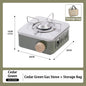 Purilite Select Portable Gas Stove | 2800W High Firepower Camping Burner | Electronic Ignition Cassette Furnace for Outdoor Cooking