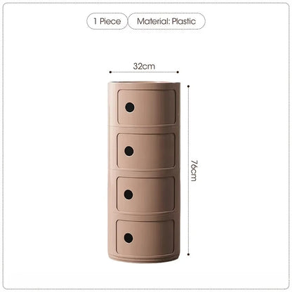 Purilite Select Nordic Net Red Bedside Cabinet