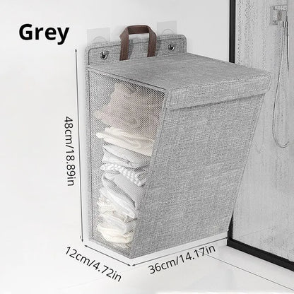 Purilite Select Foldable Adhesive Laundry Basket Hamper