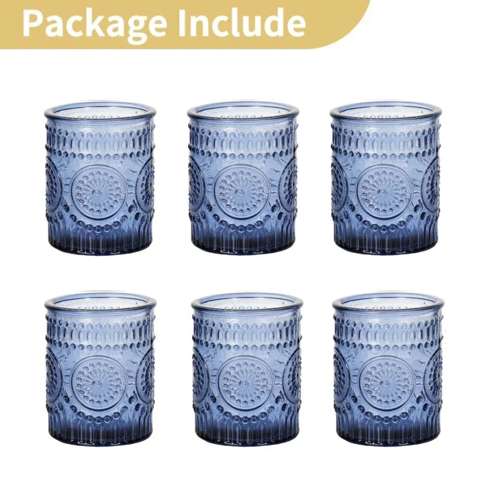 Purilite Select 6/12Pcs Votive Glass Candle Holders