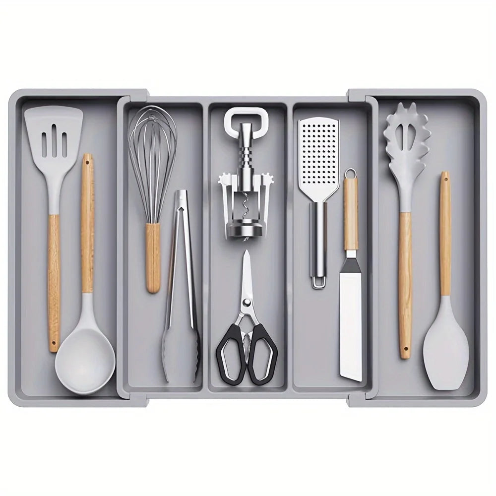 Purilite Select Expandable Adjustable Kitchen Utensil Organizer