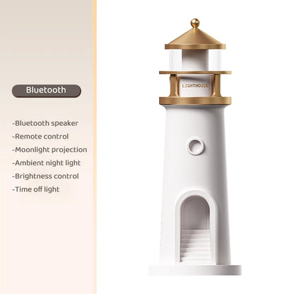 Purilite Select Moon Projection Lighthouse Night Light