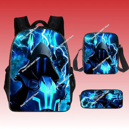 Purilite Select 3PCS Anime Fortnite Backpack Set
