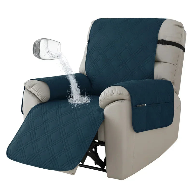 Purilite Select 1-Seater Waterproof Recliner Cover Anti-Slip Sofa Couch Furniture Protector for Pets and Kids