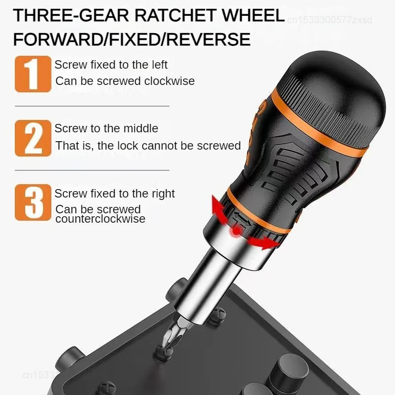 Purilite Select 9-in-1 Adjustable Ratcheting Screwdriver Set
