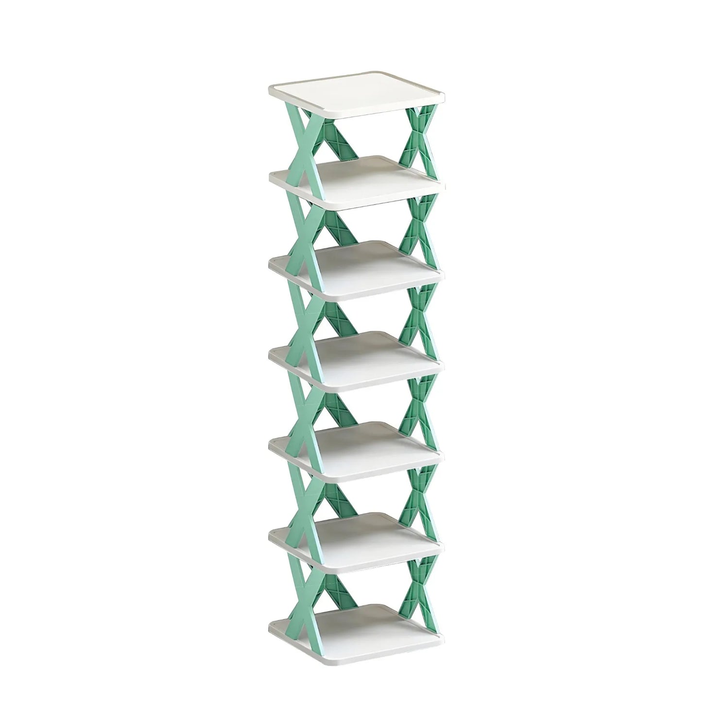 Purilite Select | Multi-Layer Detachable Shoe Rack Organizer | Space-Saving Plastic Shoe Storage Shelf for Home