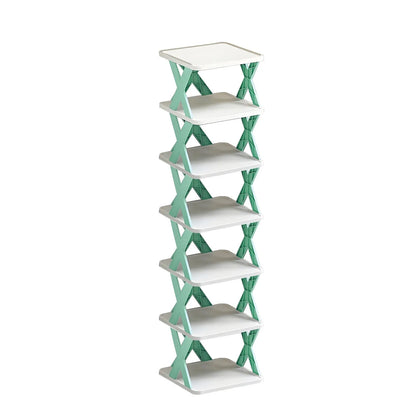 Purilite Select | Multi-Layer Detachable Shoe Rack Organizer | Space-Saving Plastic Shoe Storage Shelf for Home