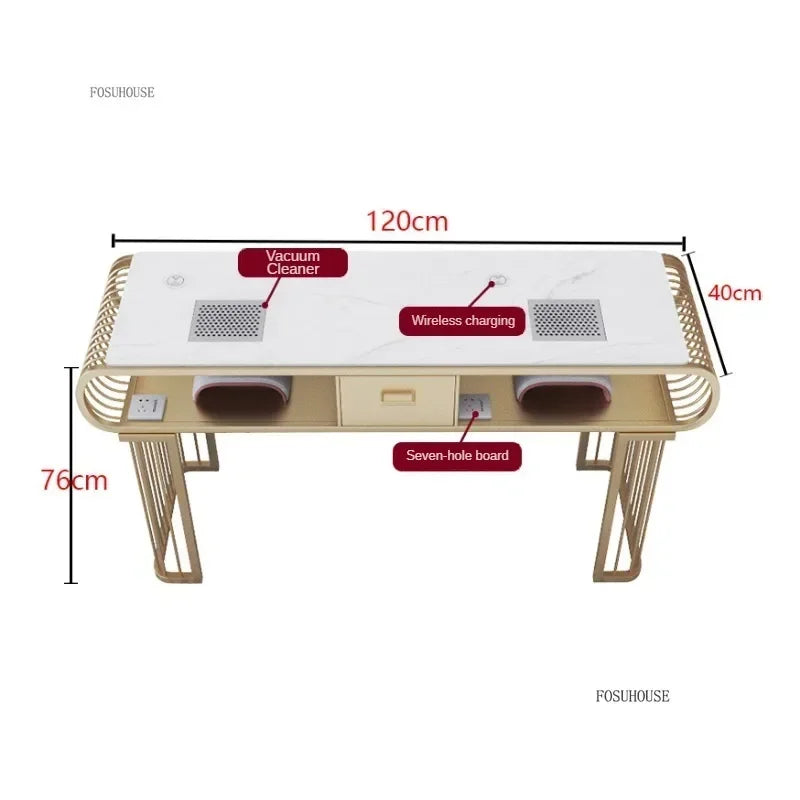 Purilite Select Modern Wrought Iron Nail Table