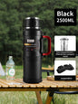 Purilite Select Large Stainless Steel Thermos | 1.7L 2.0L 2.5L Vacuum Insulated Flask | Travel Camping Hot Cold Bottle