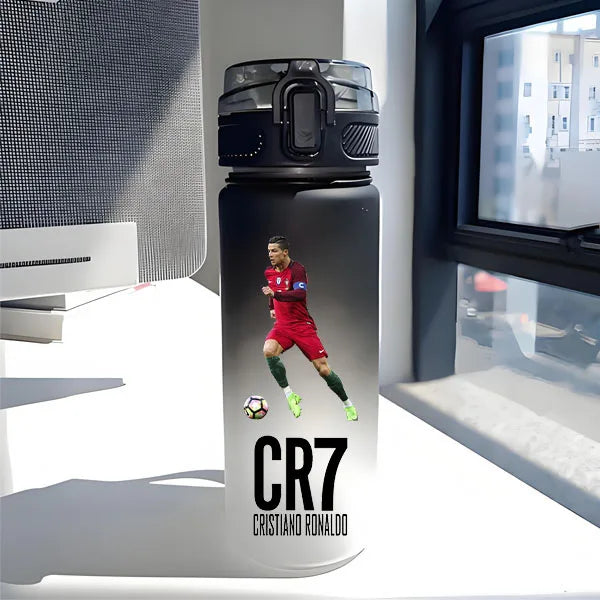 Purilite Select CR7 Football Star Straw Water Bottle